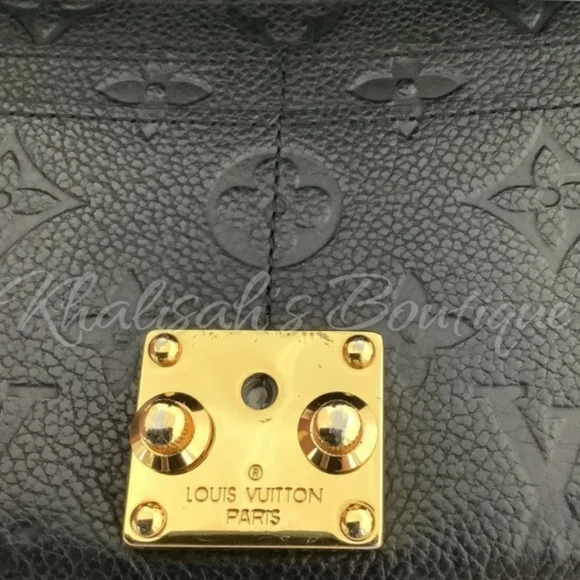 Louis Vuitton Metis Wallet Monogram LV Empreinte Black In EXCELLENT CONDITION - Picture 13 of 16